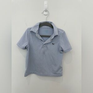 💙 Vineyard Vines Boys Blue & White Striped Polo — Size 2T 🐳